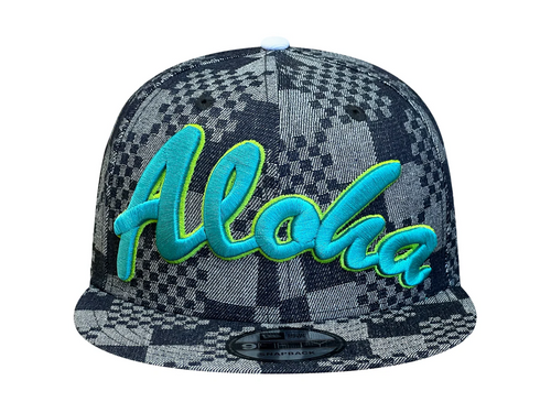 ALOHA 950 SNAPBACK - NAVY DENIM PATTERN