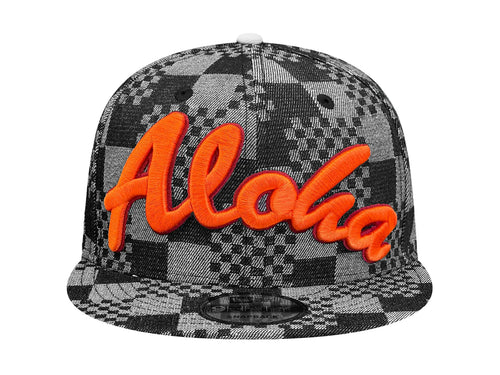 ALOHA 950 SNAPBACK - BLACK DENIM PATTERN